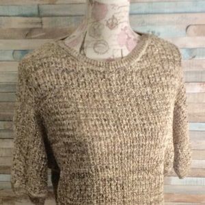 United States of Sweaters Metallic Dolman Sweater